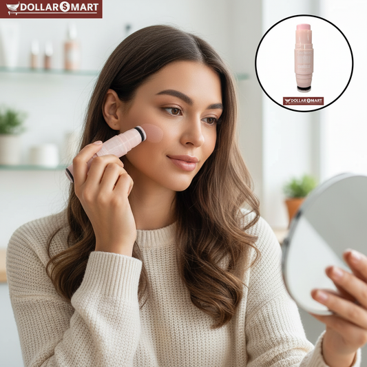 2 in 1 Blusher Contour Stick with Brush for seamless makeup online in Pakistan