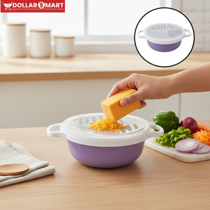 Ergonomic design of the Vegetable Grater Bowl for comfortable grip and easy use