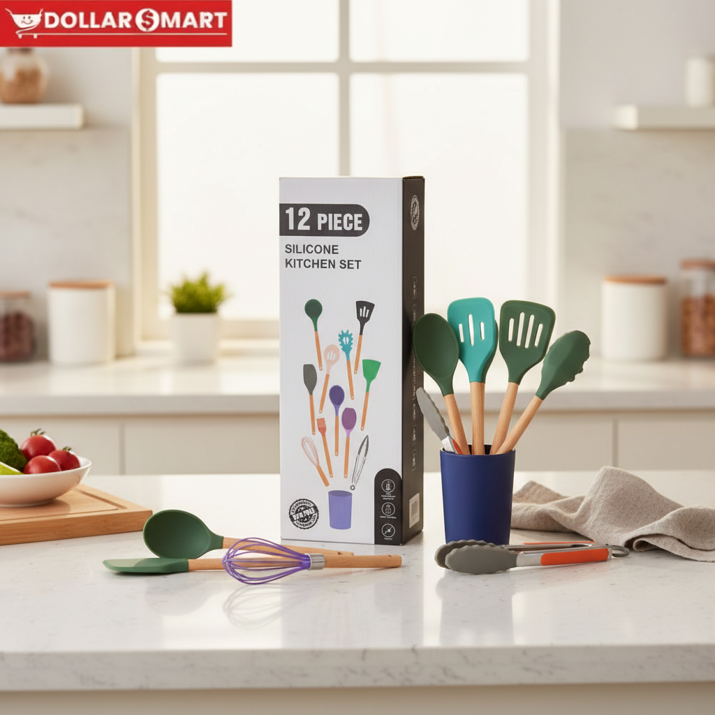 Silicon Kitchen Set 12PCS - Non-Toxic Tools