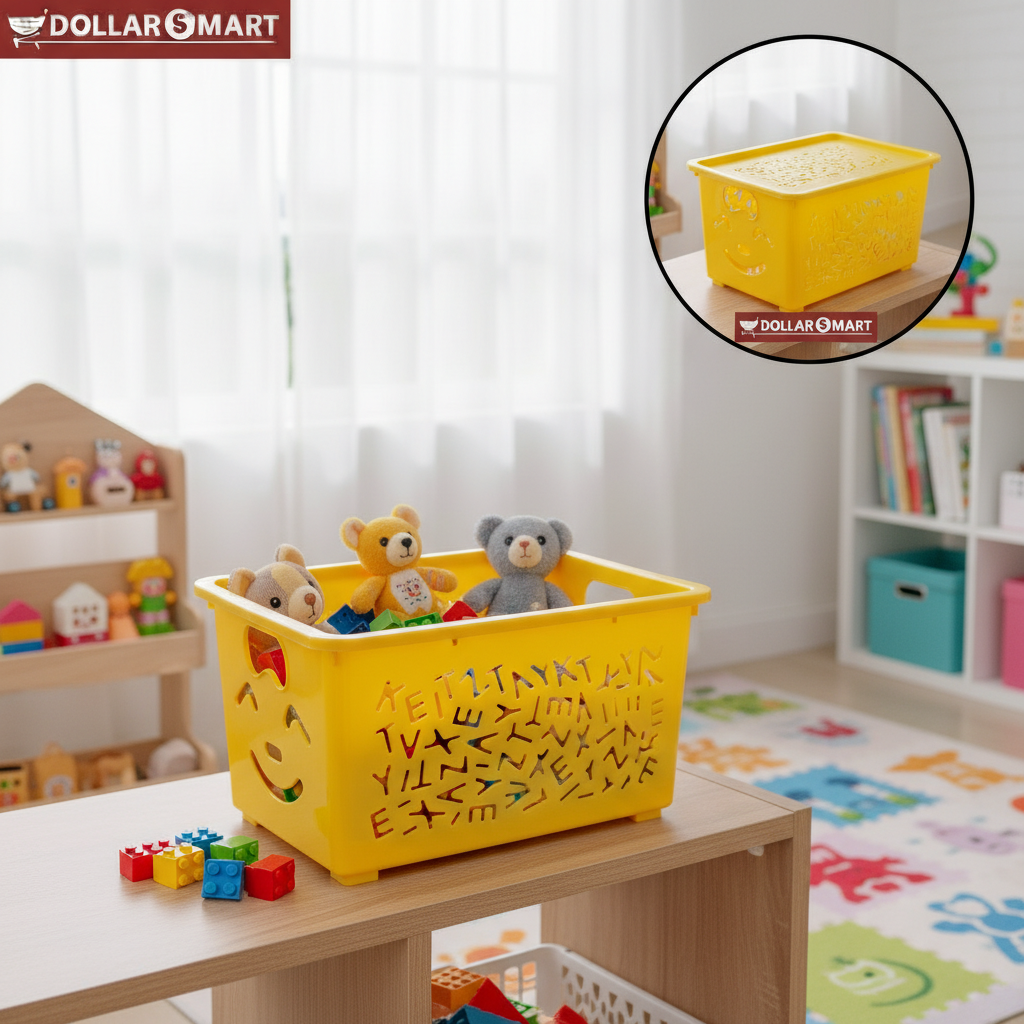 Smiley Storage Basket Large