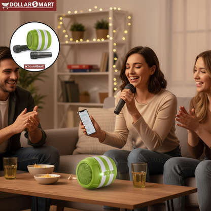 Karaoke Speaker wireless with 2 Mic