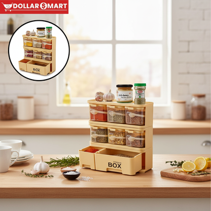 Smart Masala Sky - Adjustable Spice Rack