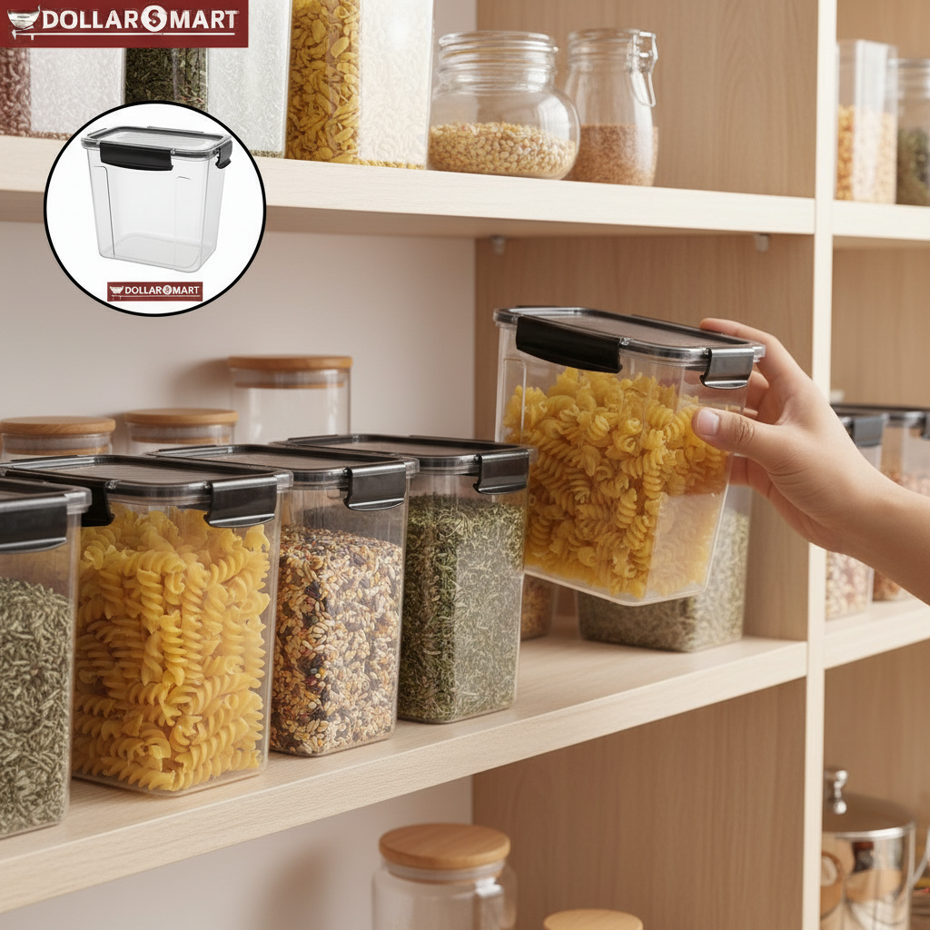 Acrylic Locking Storage Jar - Buy Online Pakistan