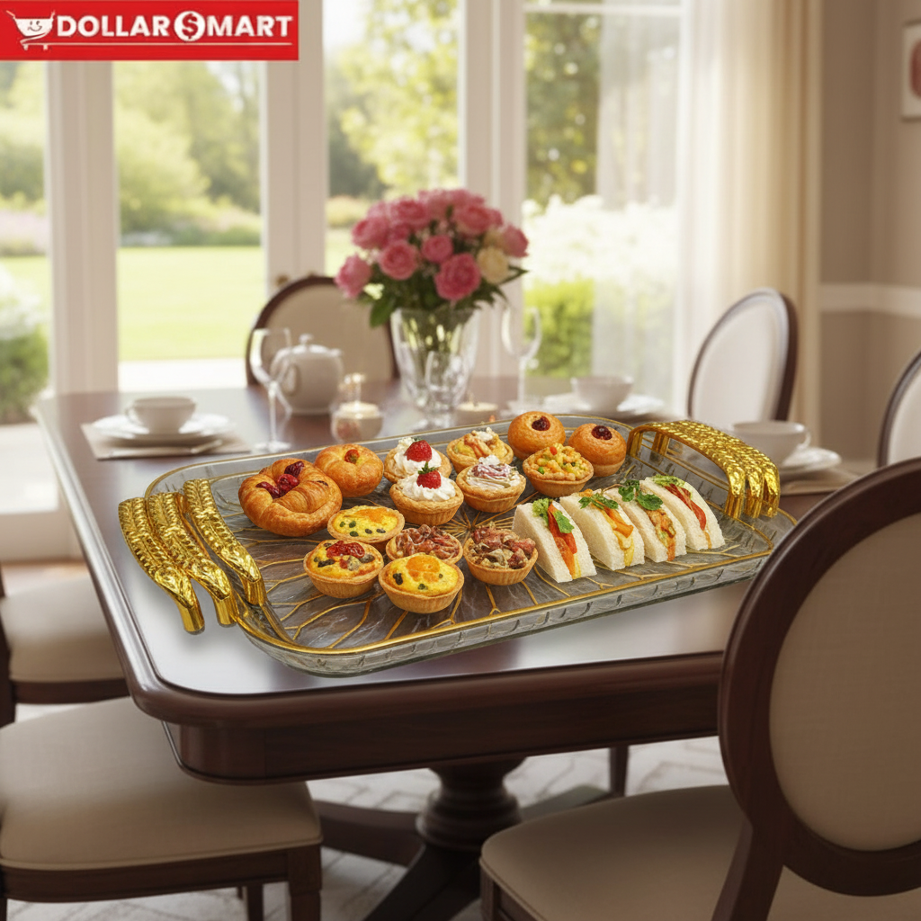 luxury style Tray rectangle