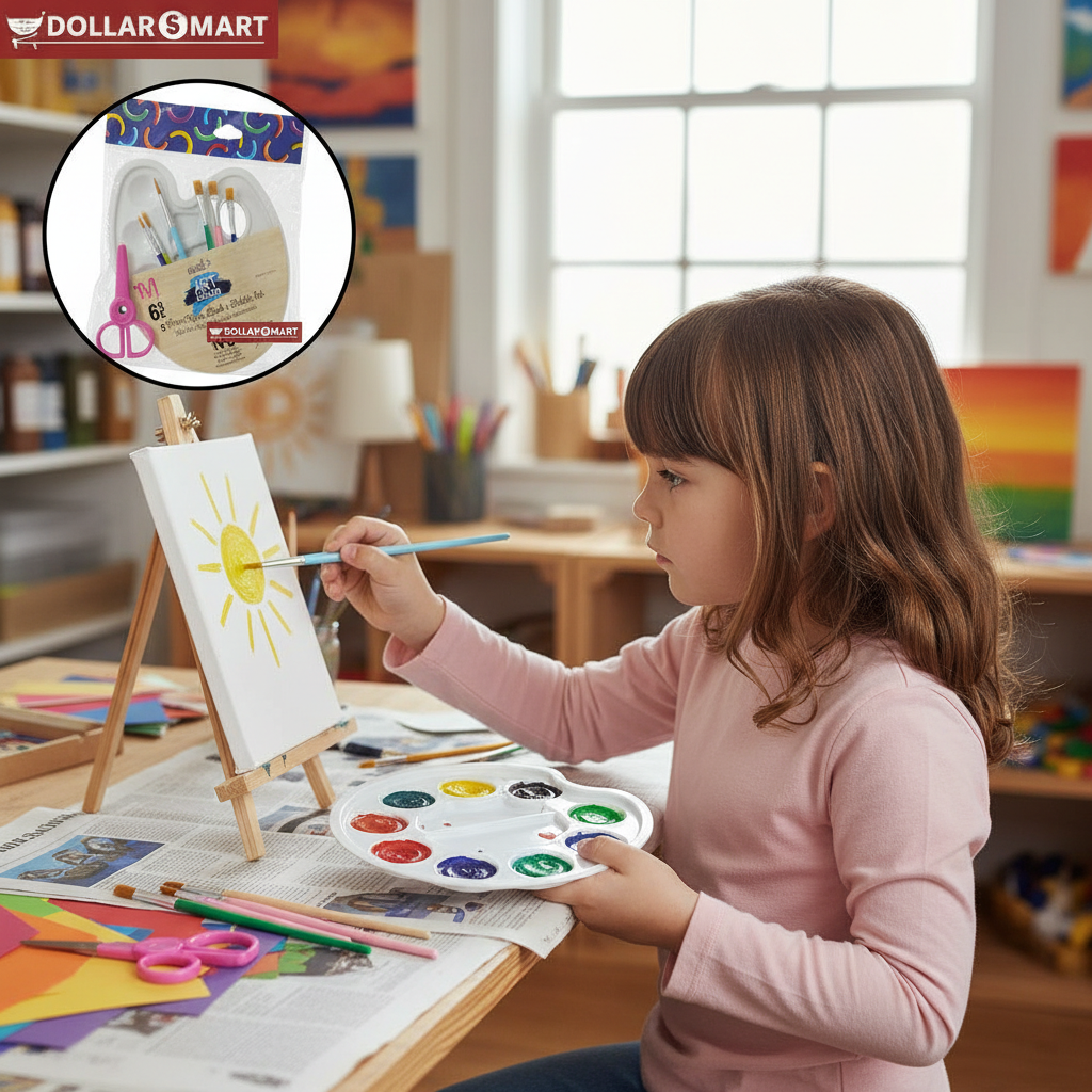Color Mixing Tray and Brushs 