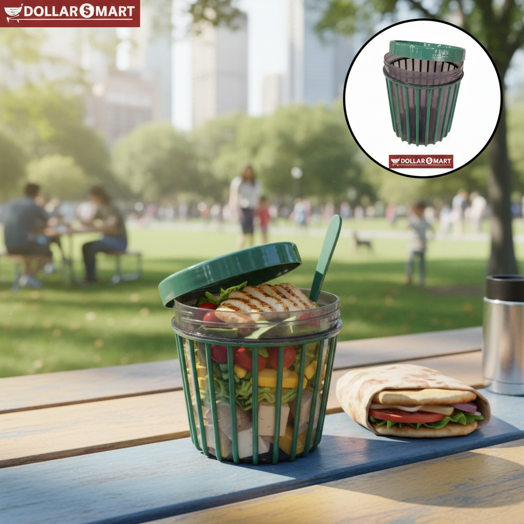 Stripe Food Jar Medium