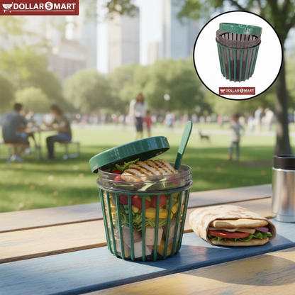 Stripe Food Jar Medium