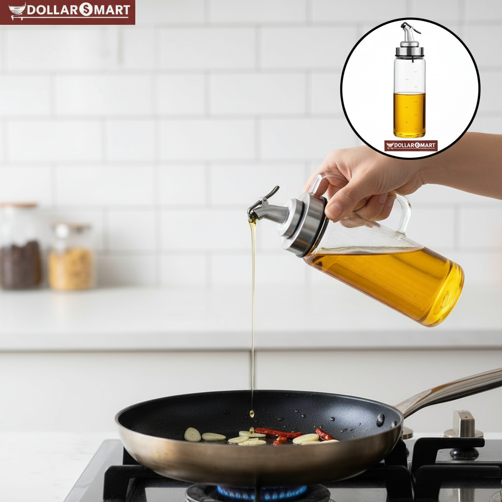 Auto Opening and Closing Oil bottle