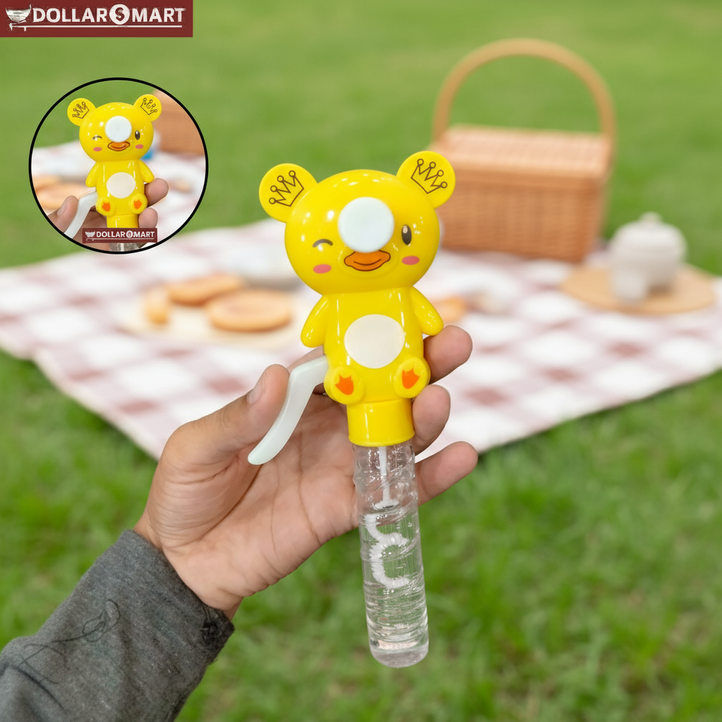 Hand Press Fan and Bubbles