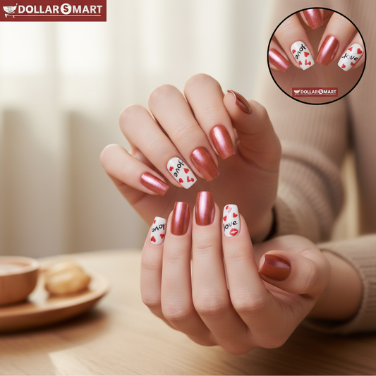 Love Red Nails Set 