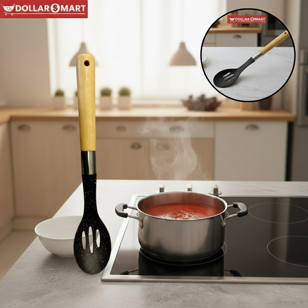 Non Stick Spoon with Wooden Handle