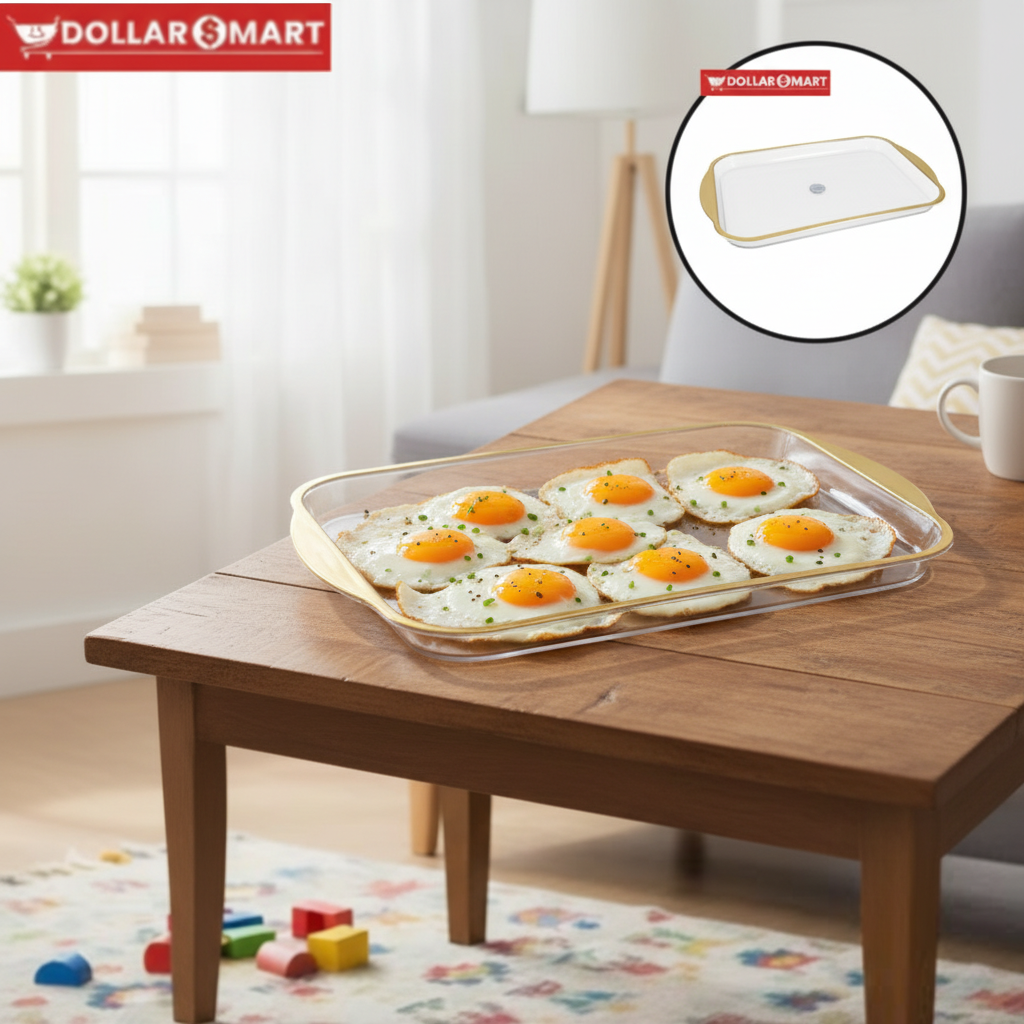 Acrylic Serving Tray - Dollar$ Mart