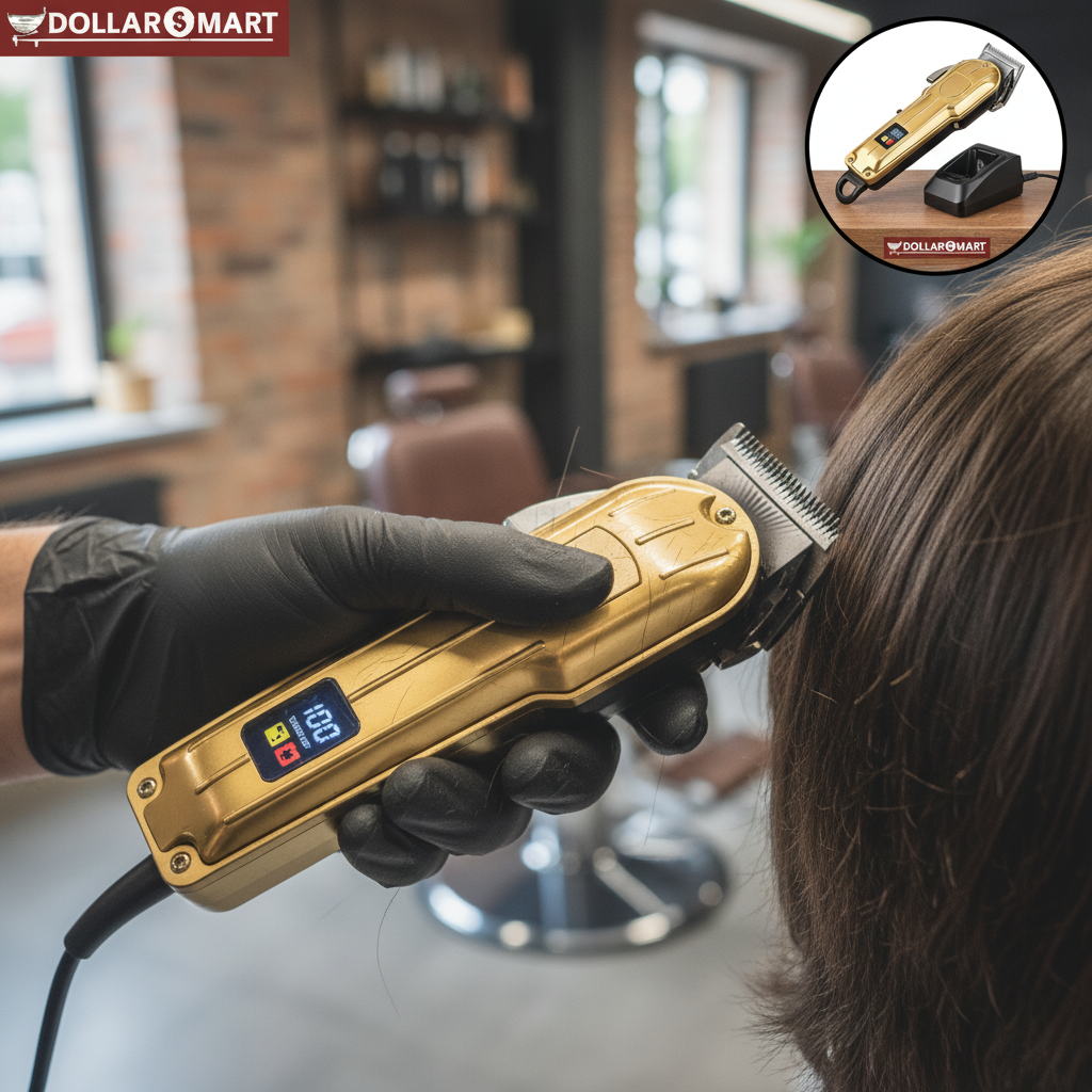 Professional Hair Clipper with LED Display