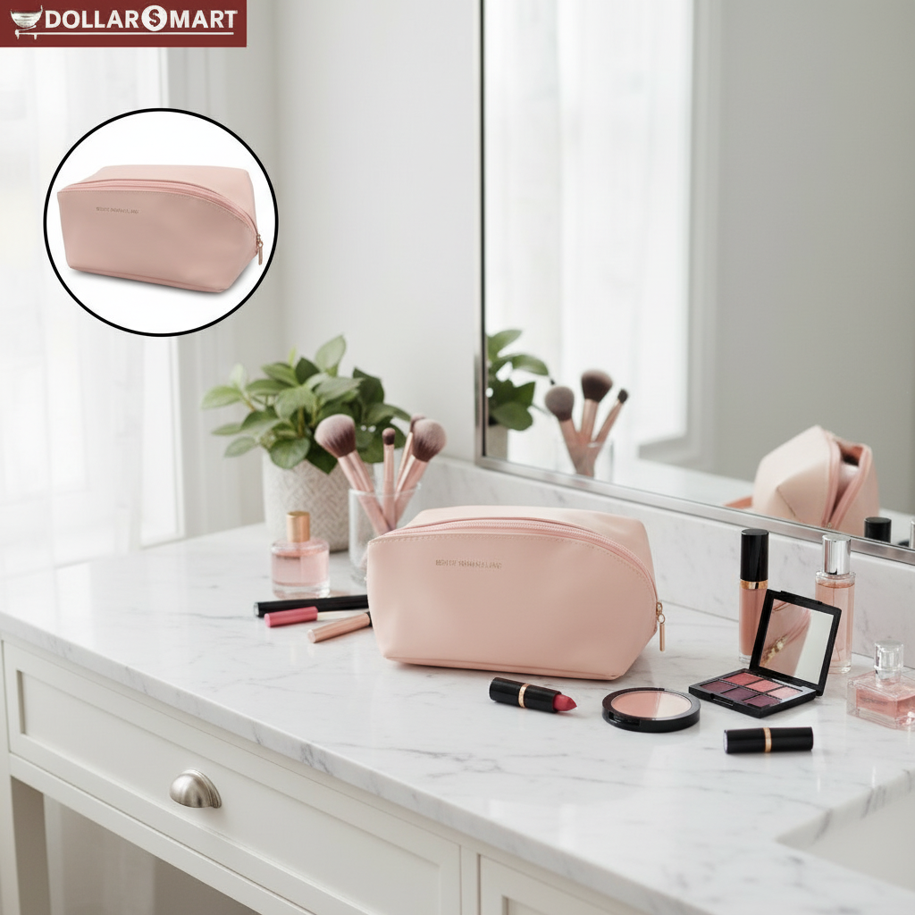 Leather Comstic Pouch