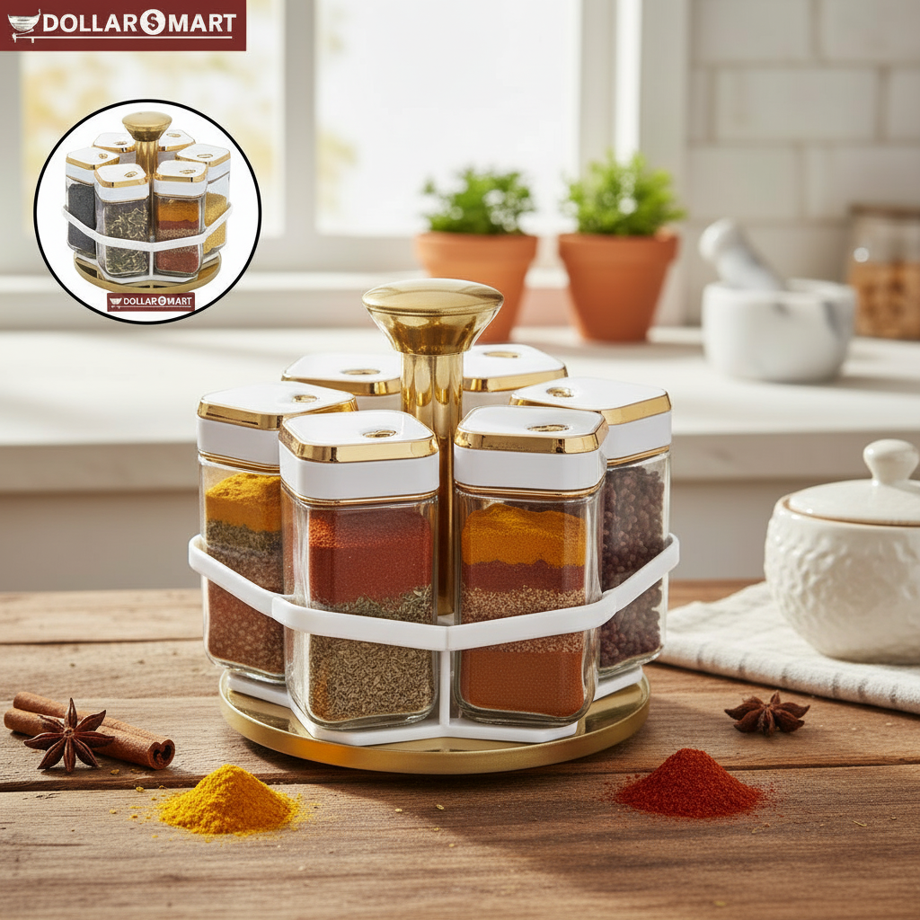 Rotating Spice Rack 12 bottle