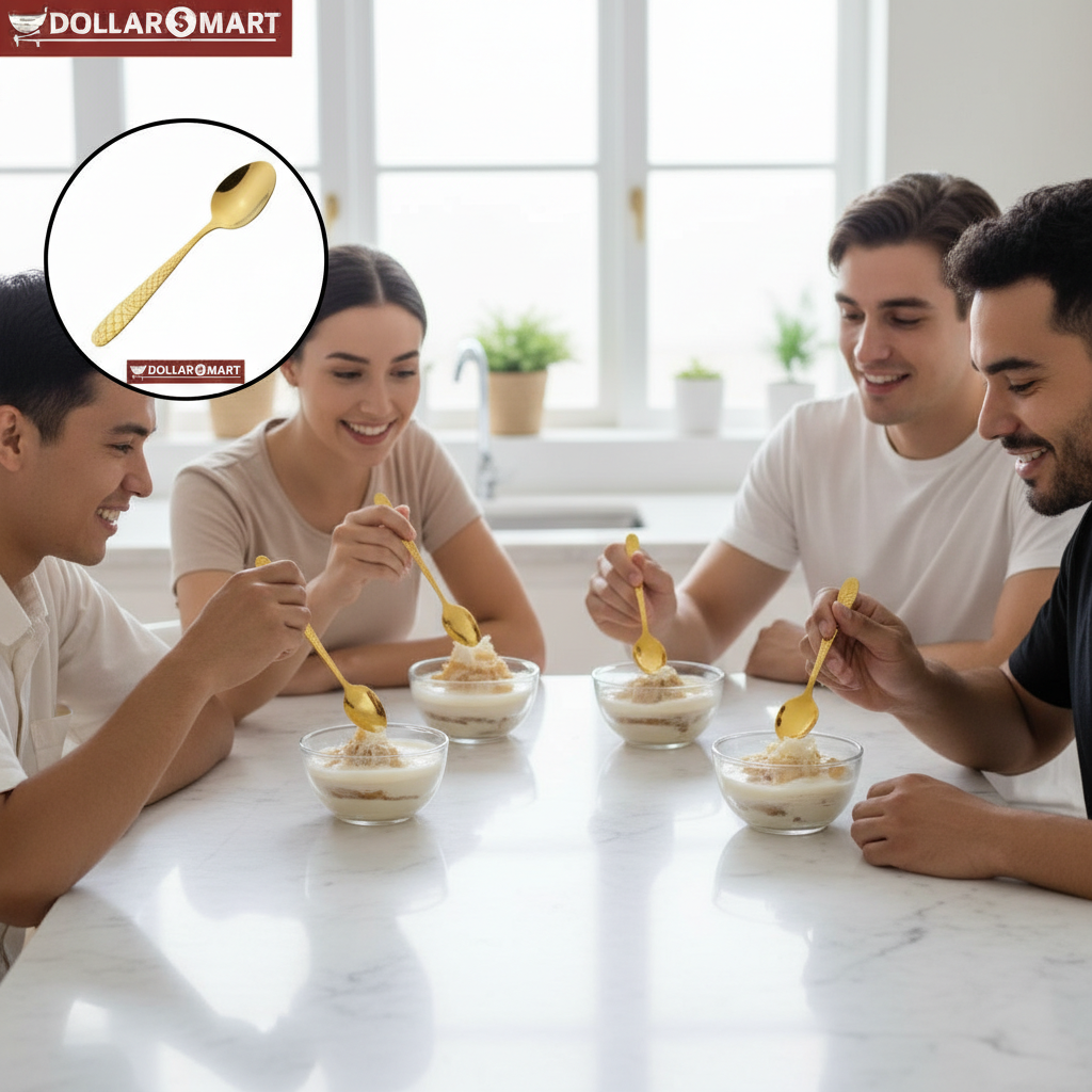 Golden Spoons 4 pcs