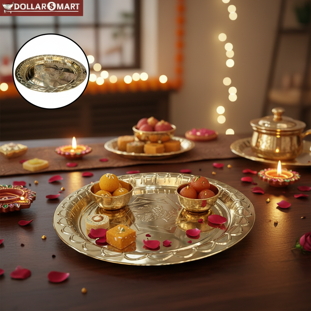 Golden Tray Round Medium