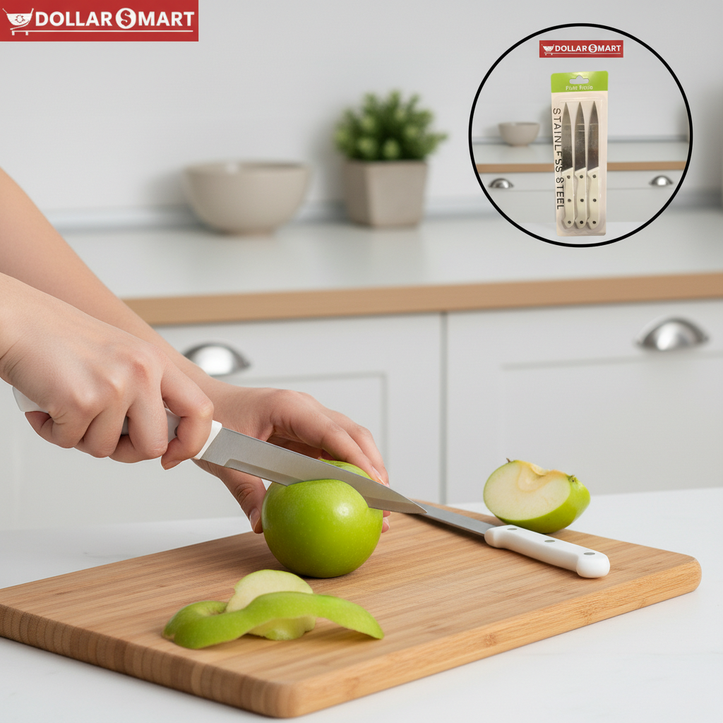 Stainless Steel Fruit Knife 3 pcs