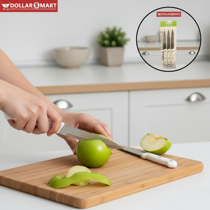 Stainless Steel Fruit Knife 3 pcs
