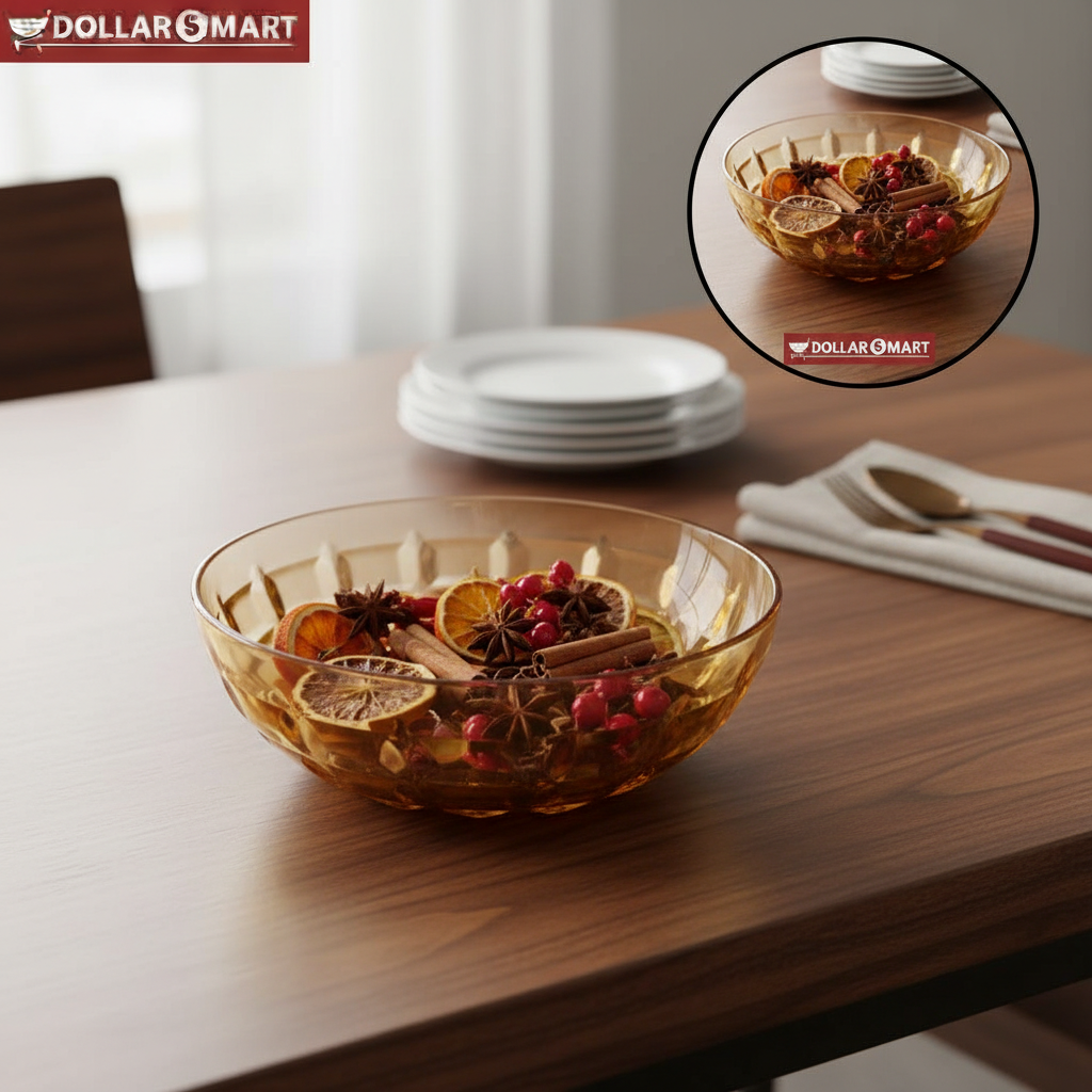 Acrylic Bowl Large - Dollar$ Mart