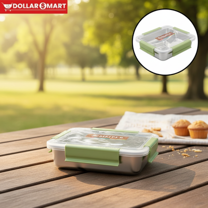 simple Lunch box with spoon