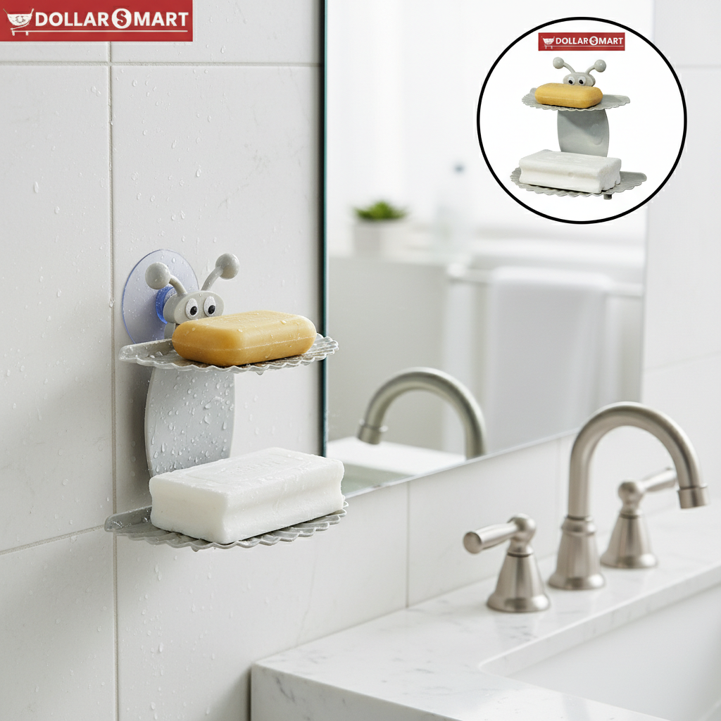 Double Layer Soap Drain Rack