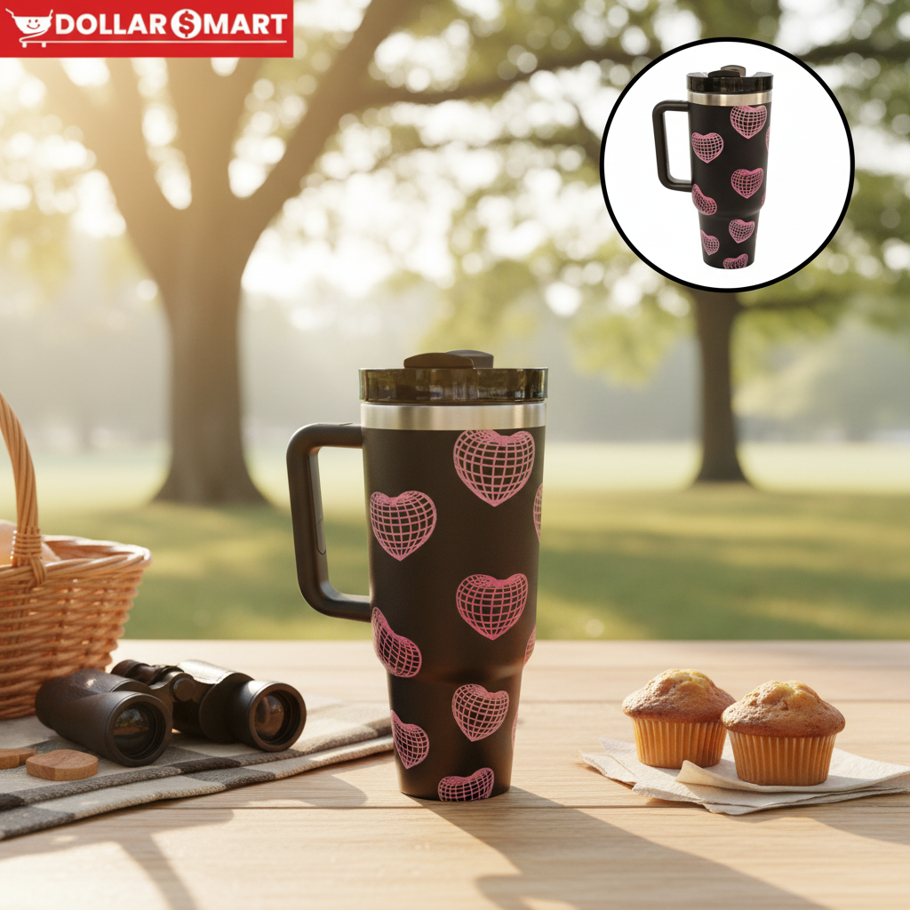 Pink Heart tumbler