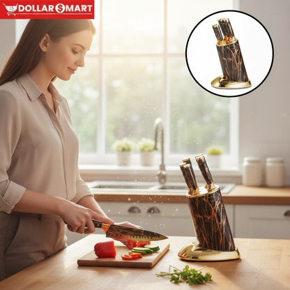 Stainless Steel knife Set and holder