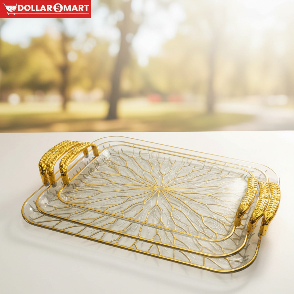 luxury style Tray rectangle