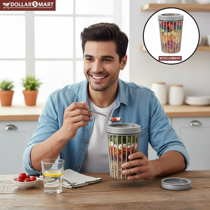 Stripe Food Jar Large