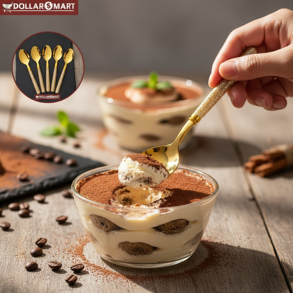 Golden Spoon With Handles
