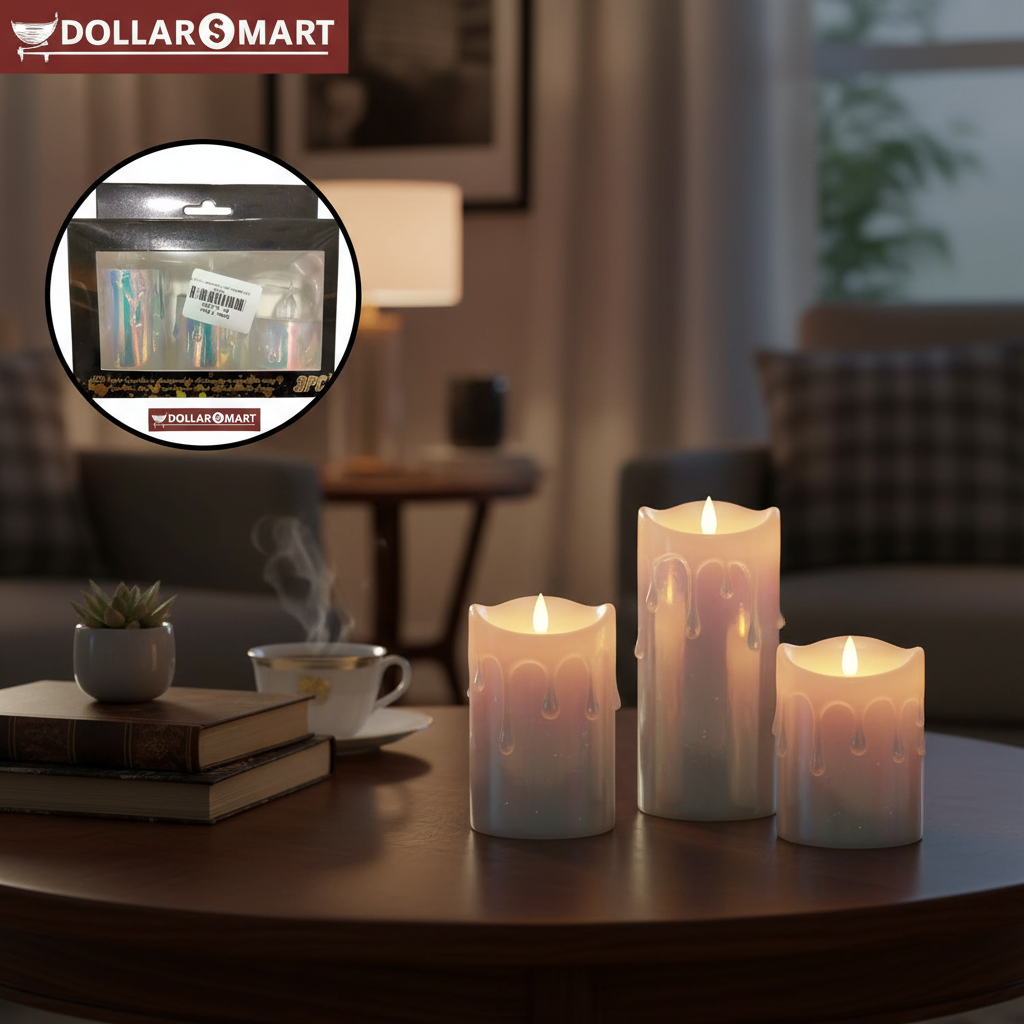 Led Candle set of 3
