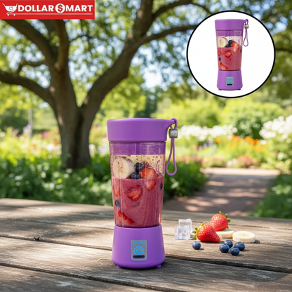 Portable and Rechargable Battery Juicer Blender 380 ml