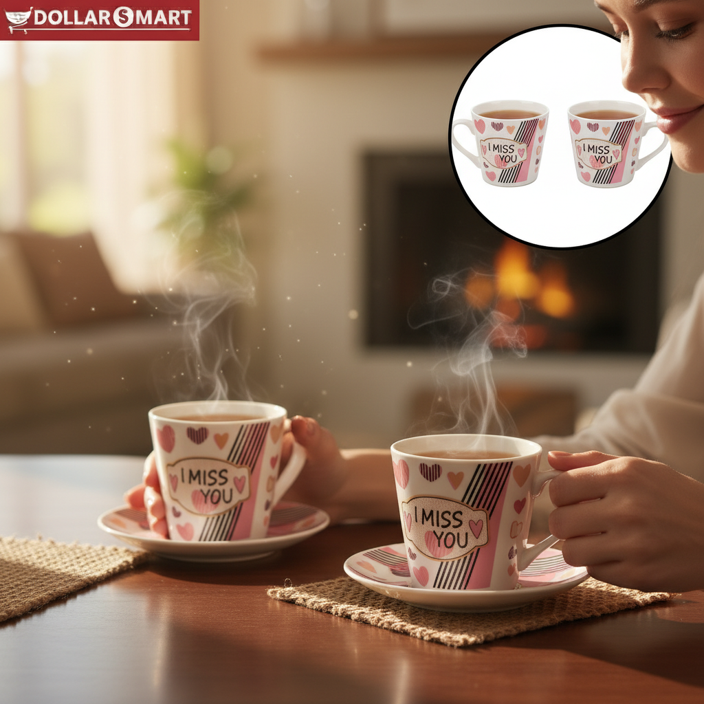 Heart Cups pack of 2