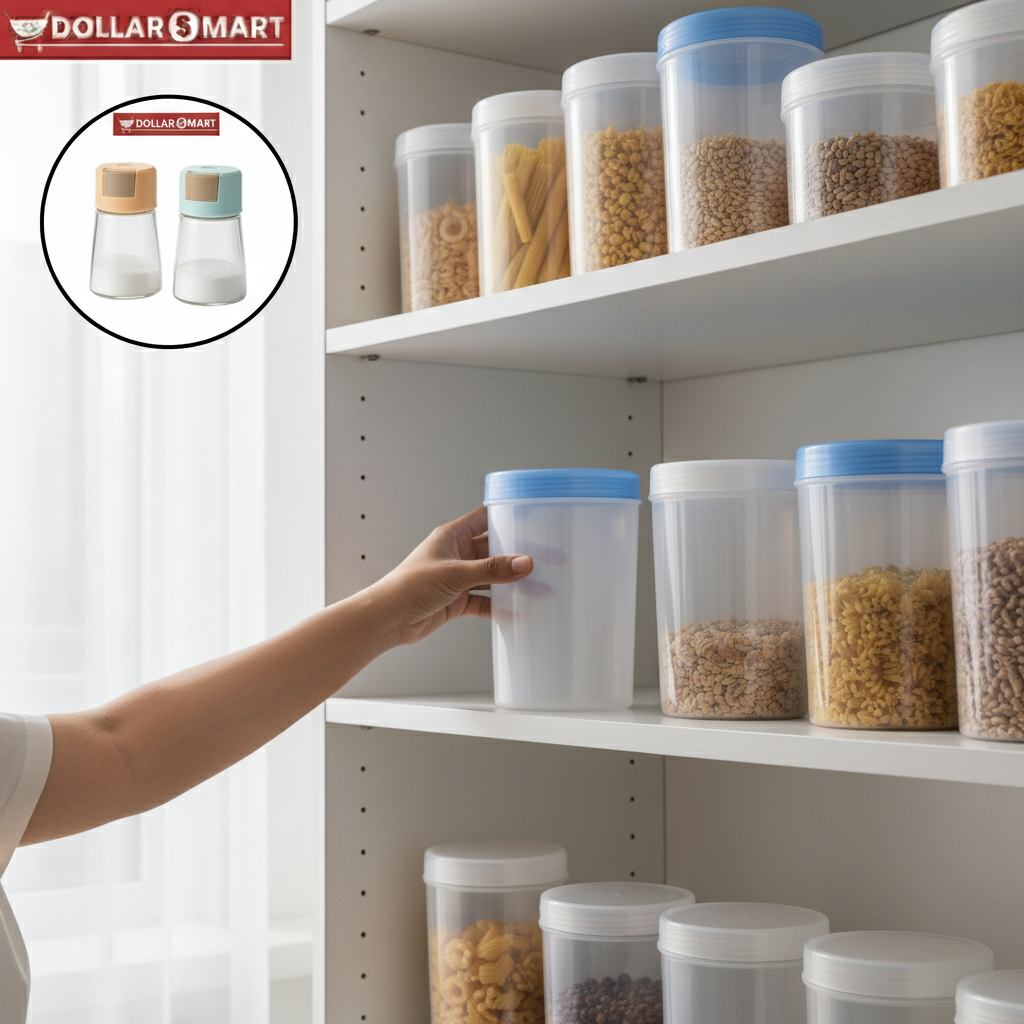Storage Jar 2pcs Large