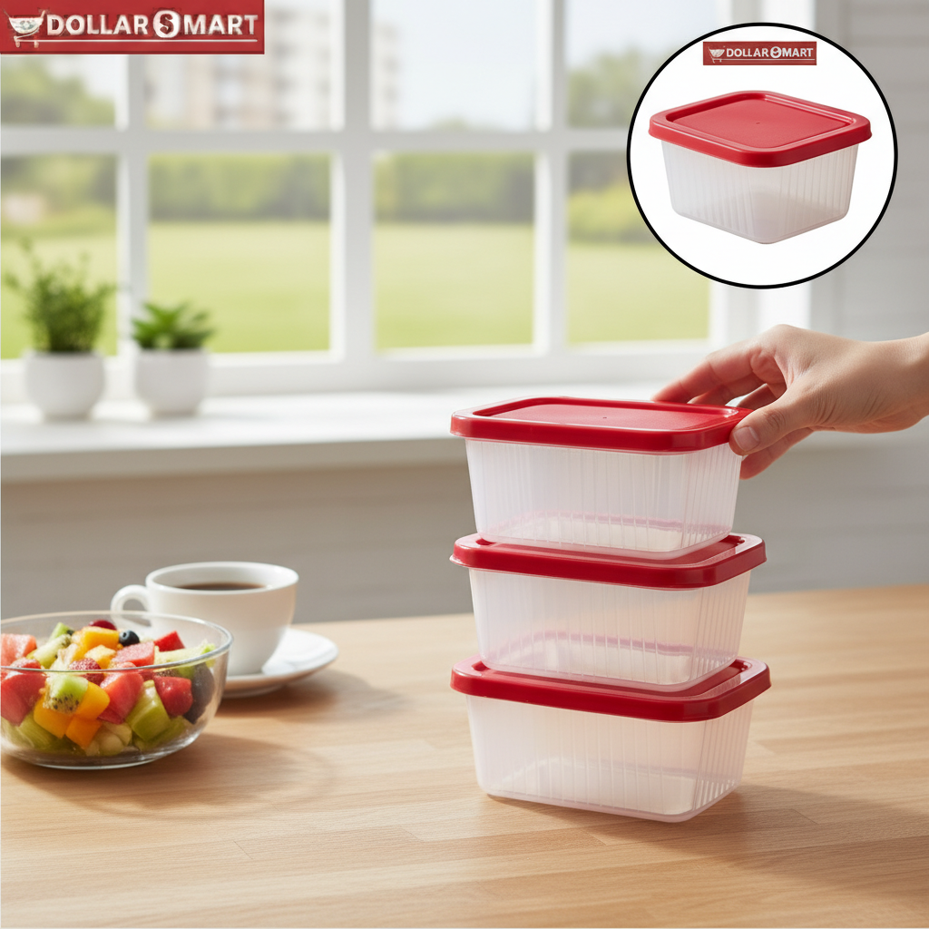 Crinkle Kitchen Container small 3pcs