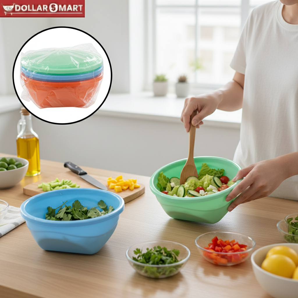 Round Storage Container 3 pcs 