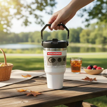 Tumbler 890ML - Large Capacity Drinkware for Home & Travel