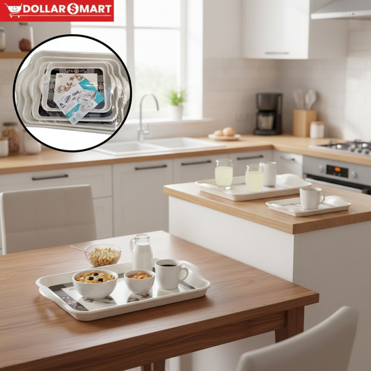 Melamine Tray Set 4 pieces