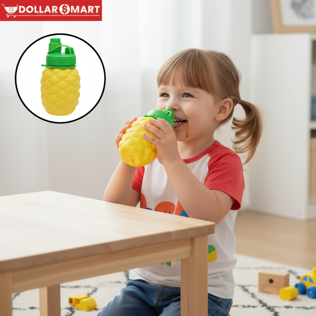 Pinapple Silicone Bottle Small