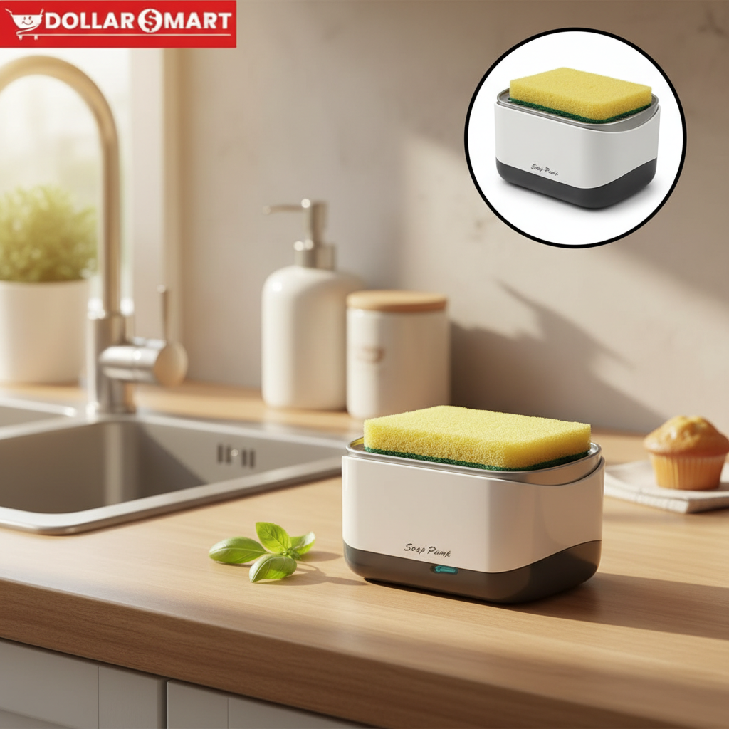 Soap Pump and Sponge Caddy