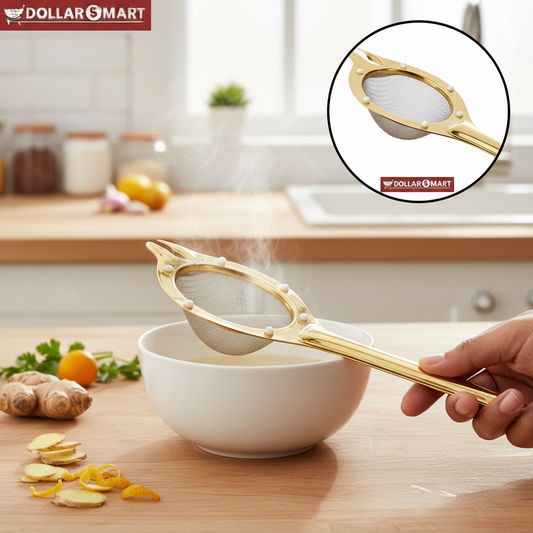 Golden tea Strainer