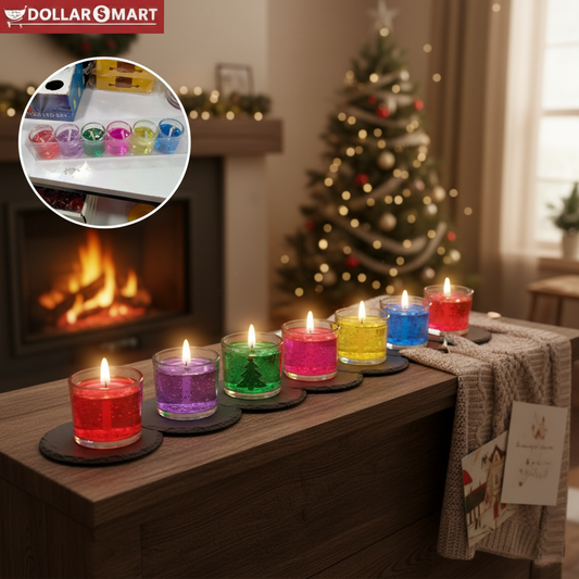 Color Full Mini Candle Pack of 6