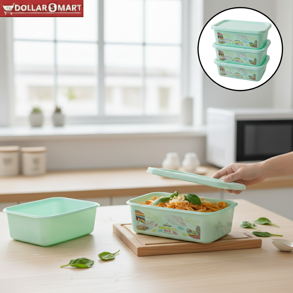 MicroWave Box Storage 3pcs
