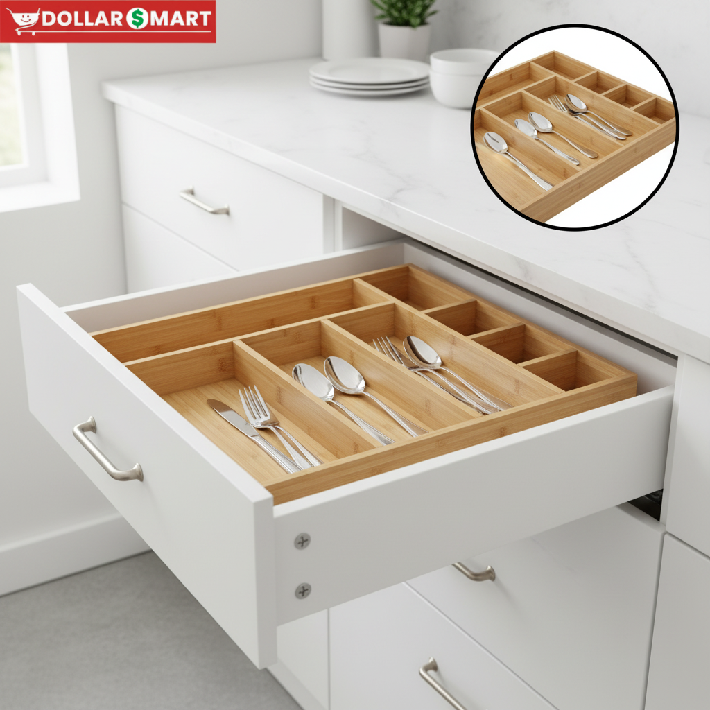 Wooden Spoon Tray - Stylish & Functional Kitchen Organizer