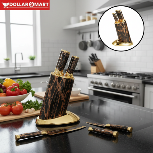 Stainless Steel knife Set and holder