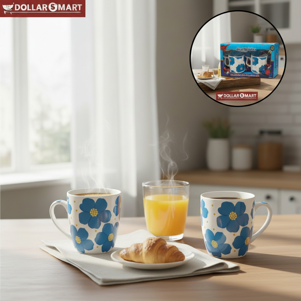 Flower Tea Cup Pack of 2