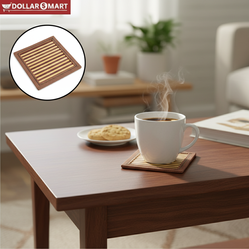 Bamboo Coaster 6pcs