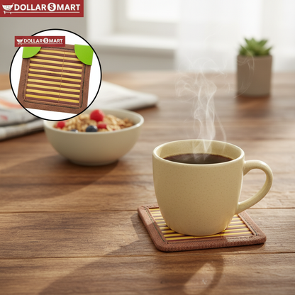 Bamboo Coaster 6pcs