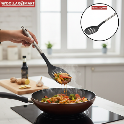 Non Stick Spoon with Steel handle